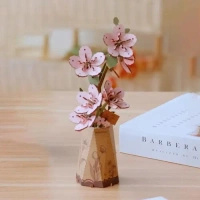 Sakura – Puzzle 3D Rowood, gałązka wiśni DIY, nie więdnie