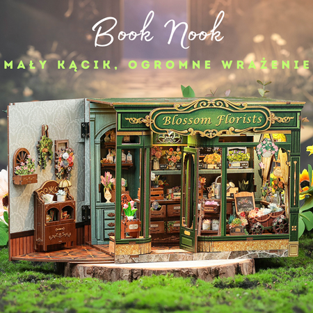 DIY Miniaturowy Domek - Blossom Florists I Cutebee