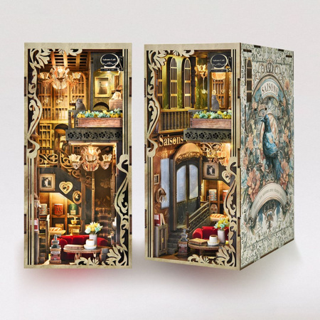 MiniCity DIY – Book Nook „Saisons Café” Kawiarnia z LED