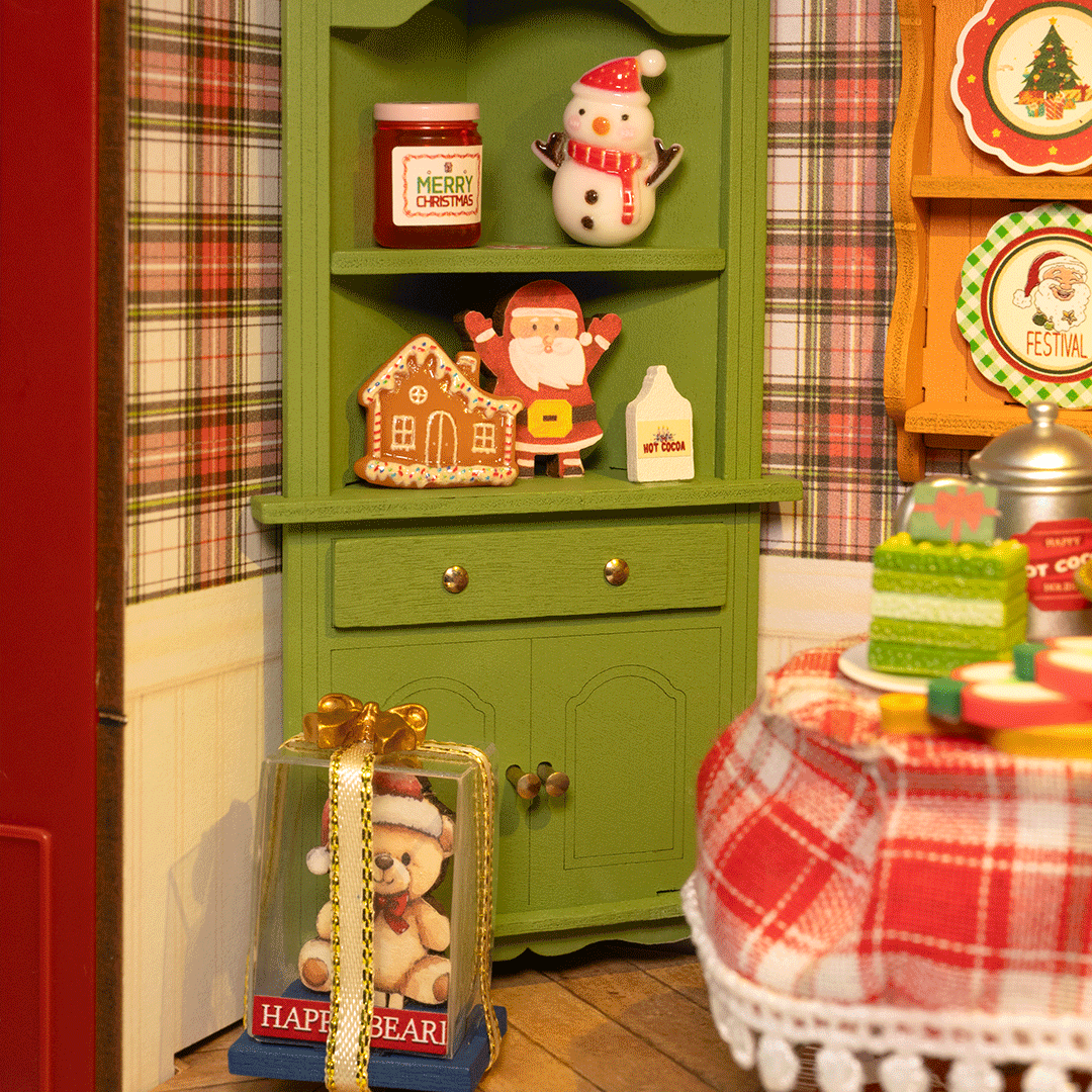 Wigilijny stół w miniaturze – Mini Domek 3D - Christmas Eve Party | Rolife