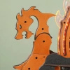 Statek Wikingów Dragon Ship – Puzzle 3D ROKR, mechanika (229 el.)
