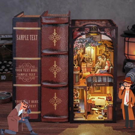 DIY Book Nook Zestaw Świąteczny – Tajemniczy Pociąg | Cutebee