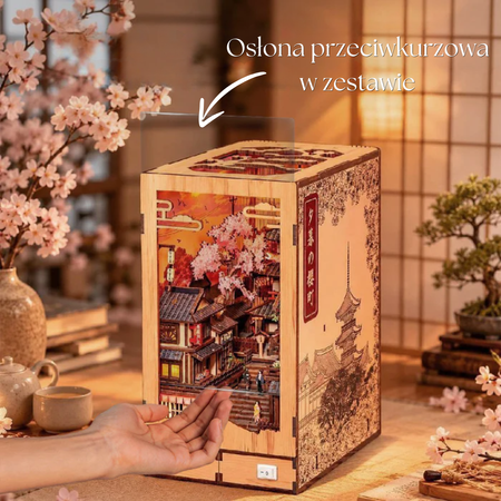 Twilight Sakura Path – DIY Book Nook CuteBee | Puzzle 3D Prezent