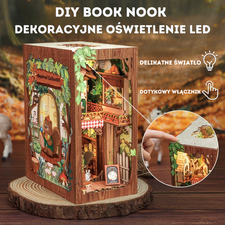 DIY Book Nook - Wiewiórka | Cutebee