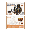 Statek Piracki Żaglowiec – Puzzle 3D ROKR, model DIY