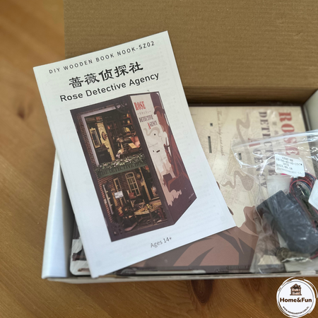 DIY Book Nook Zestaw Świąteczny - Agencja Detektywistyczna | Cutebee Miniaturowy Domek