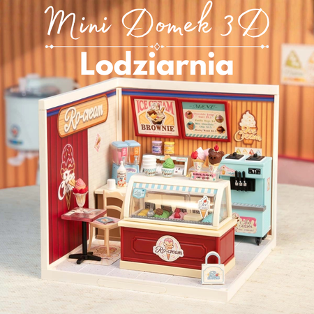 Mini Domek 3D - Lodziarnia | ROlife