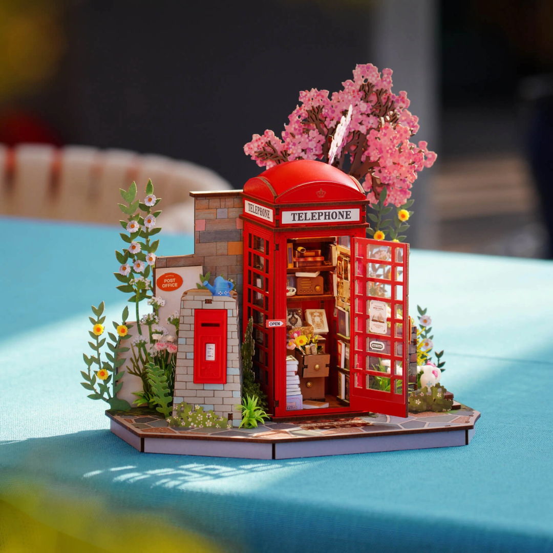 Drewniany Zestaw Puzzle 3D - Blossom Book Booth | Rolife – pomysł na prezent