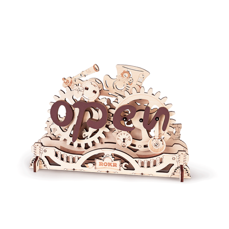 Szyld Open/Closed – Puzzle 3D ROKR, mechaniczny (52 el.)