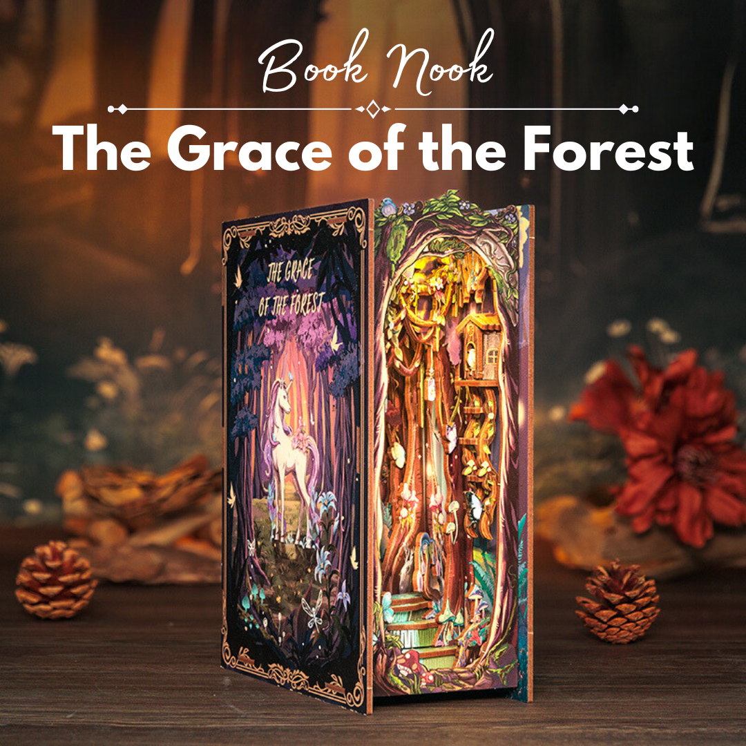 Grace of the Forest Cutebee DIY Book Nook – Puzzle 3D Prezent