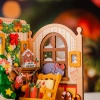 Mini Domek 3D - Christmas Fireplace | Rolife