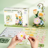Garden Ramble – Puzzle 3D ROKR, bukiet kwiatów z LED (206 el.)