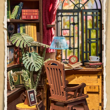DIY Book Nook - Silent Corner Study I Rolife