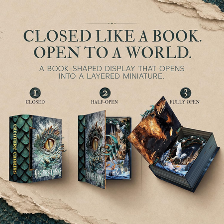 Creature Charms – DIY Book Nook Minicity | Puzzle 3D Prezent
