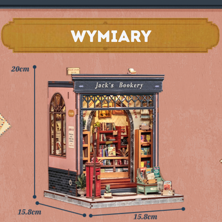 Zestaw Świąteczny Book Nook – Jack’s Bookery | Cutebee