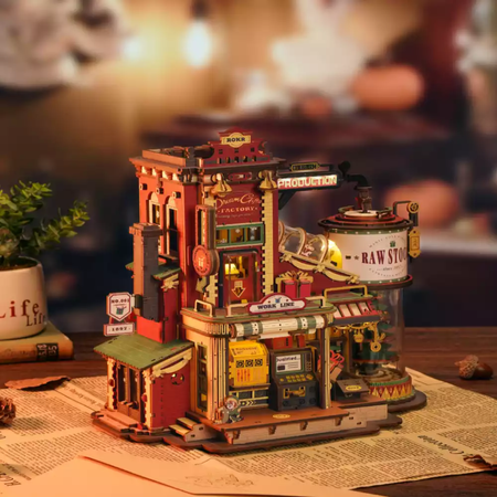 Dream Gift Factory – Puzzle 3D ROKR, świąteczna pozytywka (449 el.)