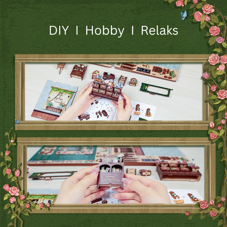 DIY Miniaturowy Domek - Blossom Florists I Cutebee
