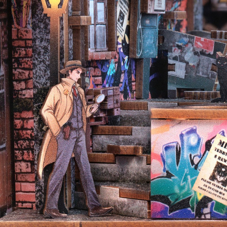 Diy Book Nook -  The Long Goodbye | Cutebee Miniaturowy Domek