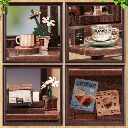 DIY Miniaturowy Domek - Kissa Coffee | Cutebee