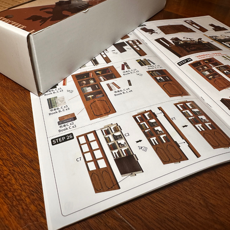 DIY Book Nook Zestaw Świąteczny - Agencja Detektywistyczna | Cutebee Miniaturowy Domek