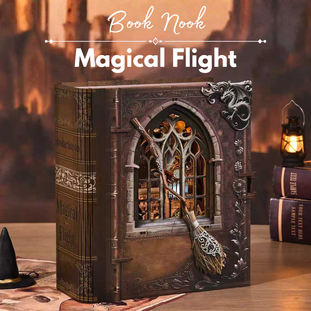 Magical Flight – DIY Book Nook Minicity | Puzzle 3D Prezent