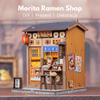 Zestaw Świąteczny Book Nook – Morita Ramen Shop | Cutebee Miniaturowy domek