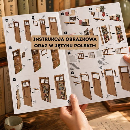 Antique Bookery of Kyoto – DIY Book Nook CuteBee | Puzzle 3D Prezent