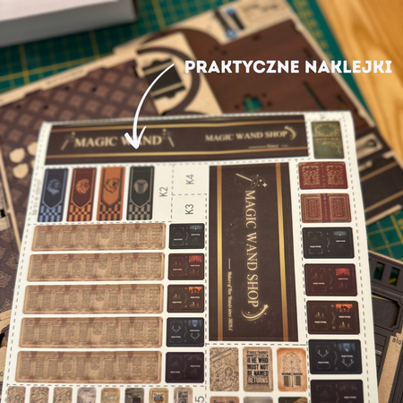 DIY Book Nook - Sklepik z Różdżkami (Harry Potter)