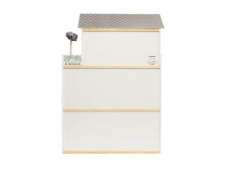 Domek dla lalek drewniany MDF mebelki 122cm XXL LED