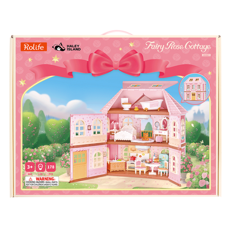Fairy Rose Cottage – Mini Domek 3D | Rolife