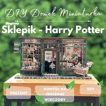 Zestaw Świąteczny Book Nook – Magiczny Sklep Harry Potter | Cutebee Puzzle 3D
