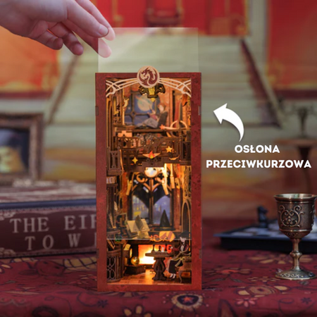DIY Book Nook - Ognisty Smok | Dom Gryffindor Cutebee Mini Domek 3D