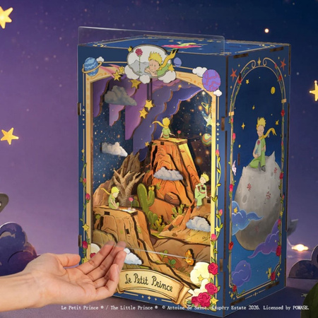 Mały Książe i Róża Cutebee DIY Book Nook – Puzzle 3D Prezent