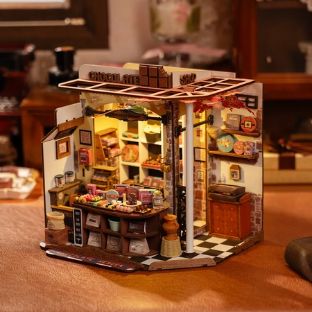 Miniaturowy Sklepik z Czekoladą – pełne ujęcie produktu, idealny prezent