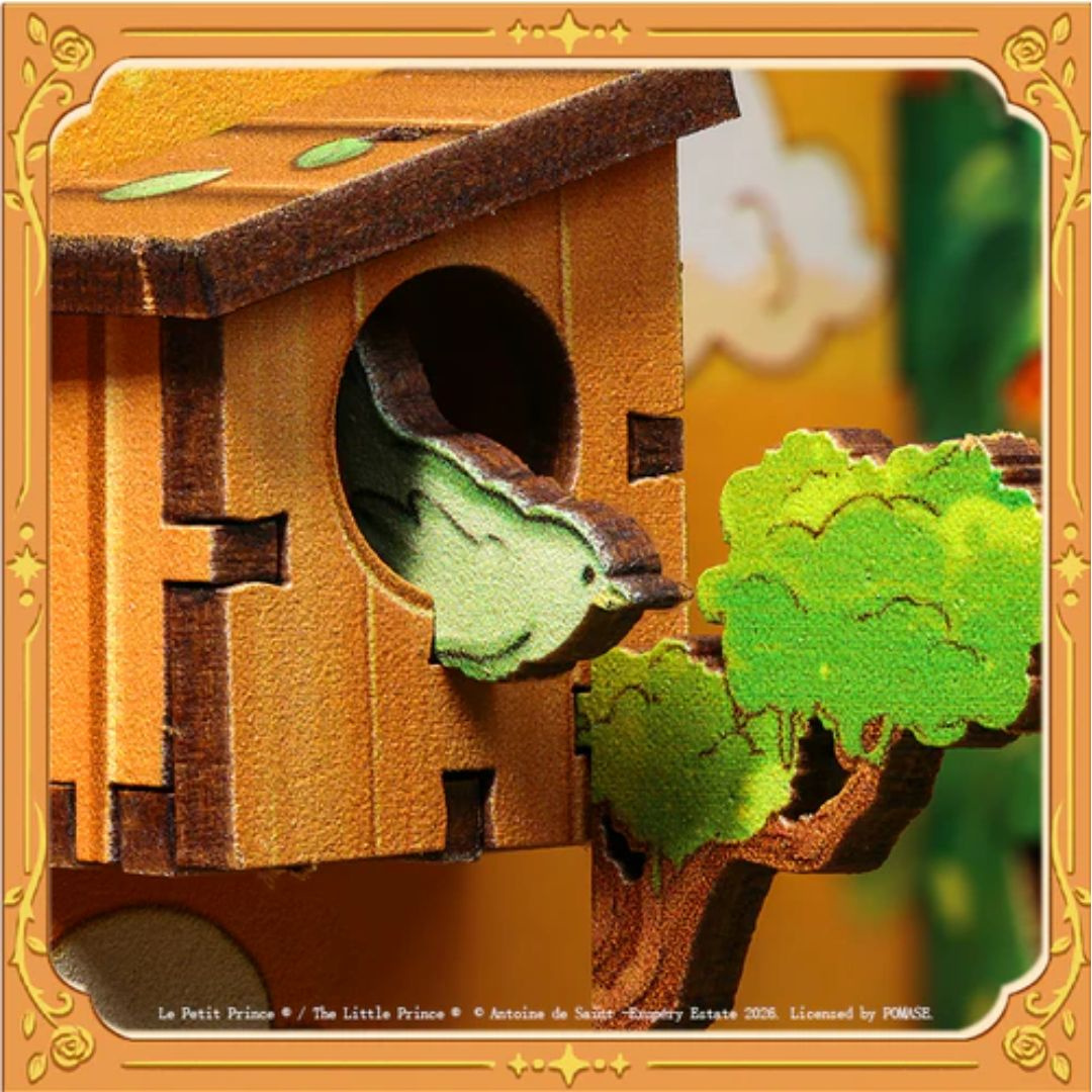Spotkanie Księcia i Lisa – Little Prince Promise in the Wheat Field CuteBee DIY Book Nook – Puzzle 3D Prezent