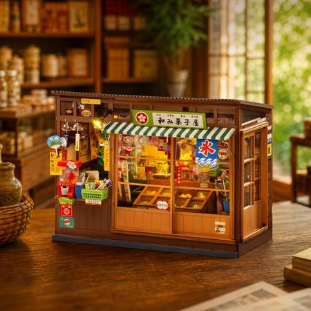 Nostalgic Corner Shop – DIY Miniaturowy Domek | Robotime