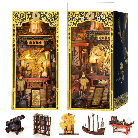 The Emperor's Study DIY – book nook MiniCity z oświetleniem LED