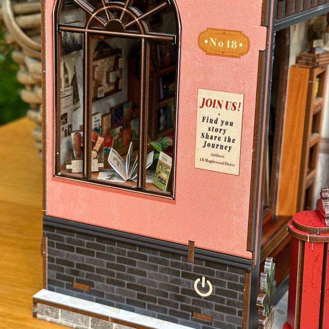 Półki pełne historii – DIY Book Nook - Jack's Bookery | Cutebee
