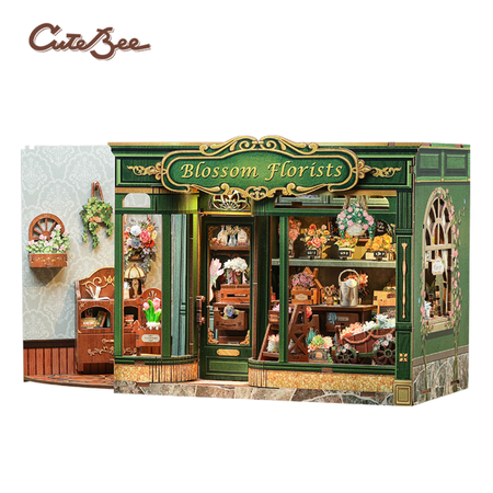 DIY Miniaturowy Domek - Blossom Florists I Cutebee