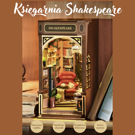 DIY Book Nook - Księgarnia Shakespeare