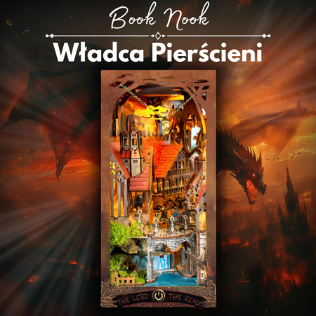 DIY Book Nook - Władca Pierścieni