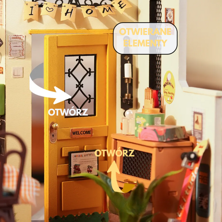 Mini Domek 3D - Przytulna Kuchnia I Rolife