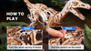 Welociraptor Chodzący – Puzzle 3D ROKR Dinozaur (189 el.)