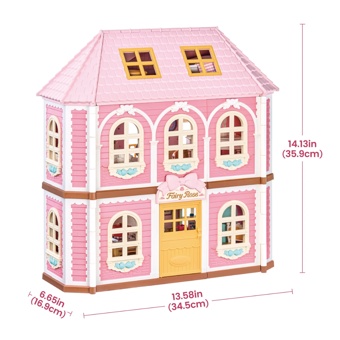 Fairy Rose Cottage – Mini Domek 3D | Rolife – wymiary modelu