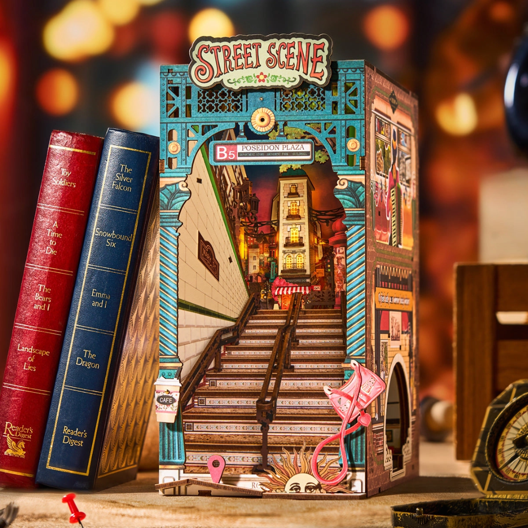 Efekt wow w biblioteczce – DIY Book Nook - Street Scene | Rolife