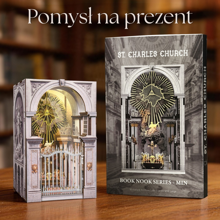 St. Charles Church – DIY Book Nook Minicity | Puzzle 3D Prezent