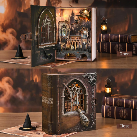 Magical Flight – DIY Book Nook Minicity | Puzzle 3D Prezent