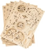 Drewniany zestaw puzzle 3d - Sowa Zegar | Robotime