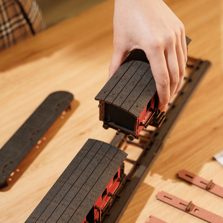 Drewniany Zestaw Puzzle 3D - Steam Journey | Robotime