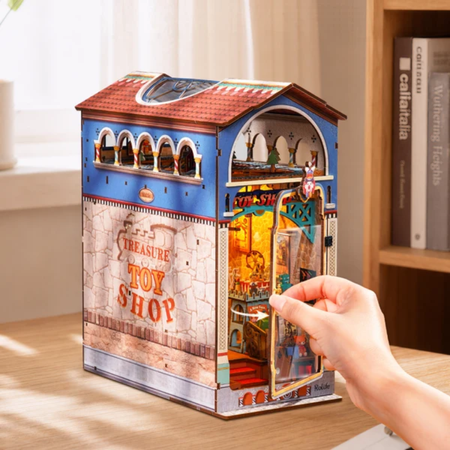 Treasure Toy Shop – DIY Book Nook Robotime | Puzzle 3D Prezent